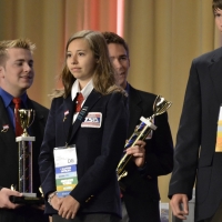 Jessica Harris of Seaford High School received 4th place in Transporation Modeling.