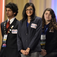 Monideepa Chatterjee and Bridgette Spritz of Concord High School received 10th place in Debating Technological Issues.