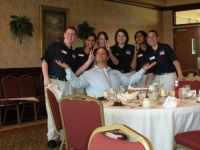 The State Officer Team with \'Grrr\' from FOCUS Training