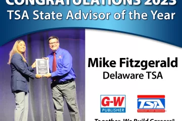 Mike Fitzgerald wins National TSA State Advisor of the Year
